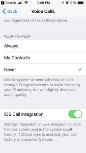 نشت IP آدرس کاربران در پیام رسان تلگرام هنگام برقراری تماس