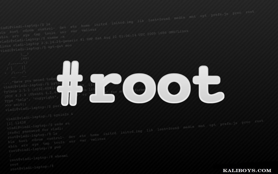 root - پاک کردن پسورد کالی لینوکس در صورت فراموشی