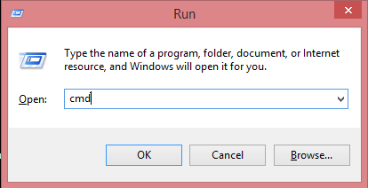 باز کردن محیط Run با دستور Win+R