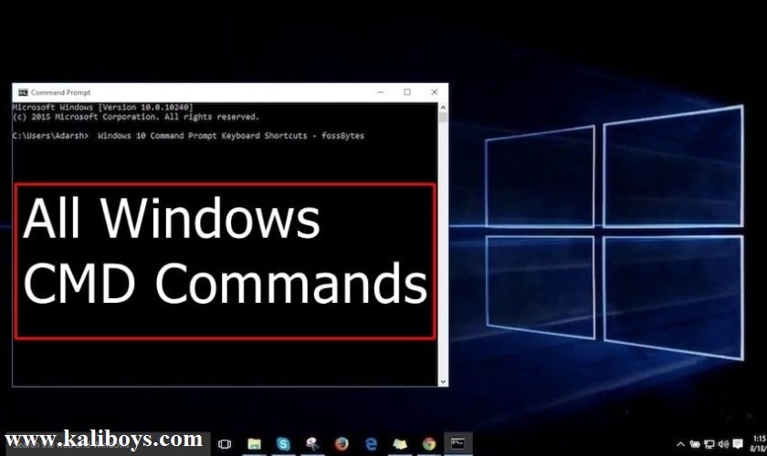 cmd hacking commands for windows 7