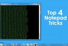 notepad tricks hacks 220x150 - 4 ترفند جالب با Notepad ویندوز