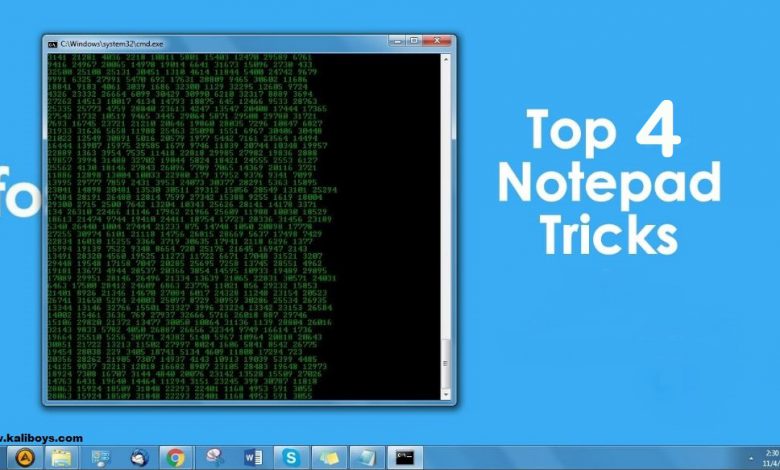 notepad tricks hacks 780x470 - 4 ترفند جالب با Notepad ویندوز