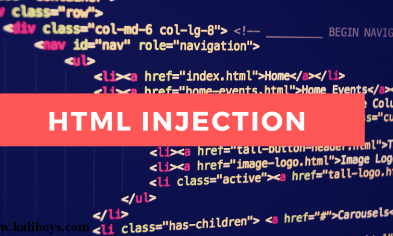 HTML Injection چگونه است؟ و یک مثال ساده از آن