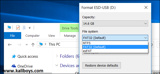 تفاوت فرمت های سیستمی FAT32 ،NTFS ،exFAT