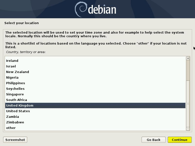 نصب سیستم عامل Debian