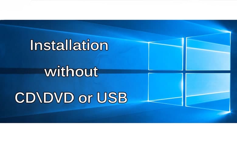 آموزش نصب ویندوز بدون نیاز به USB/CD/DVD