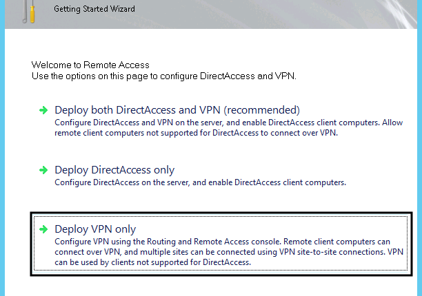 راه اندازی VPN در ویندوز سرور با استفاده از RRAS