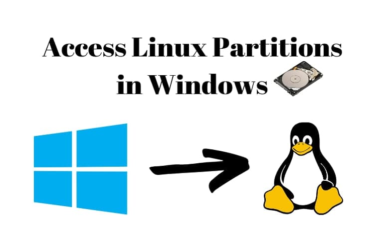 how to access linux partitions in windows - نحوه دسترسی به اطلاعات لینوکس از داخل ویندوز