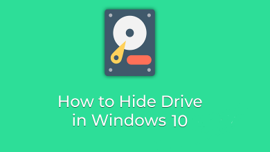 مخفی کردن درایو ویندوز 10 | چگونه یک درایو را در ویندوز مخفی کنیم؟