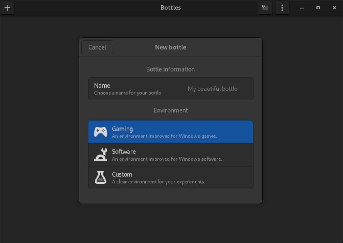 نصب برنامه های ویندوز در لینوکس با Bottles