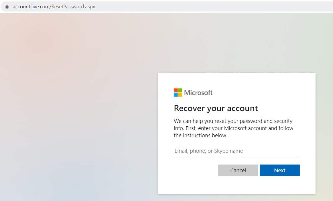 ریست پسورد ویندوز 11 با حساب مایکروسافت